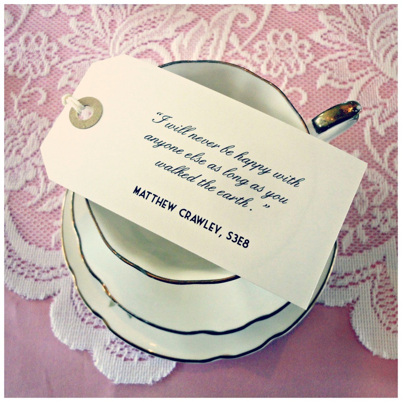 1920s Downton Abbey tea party quote at Waterford Castle Lodges
