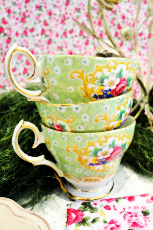 Pretty teacup at The Spectacular Vintage Wedding Fair, Cork