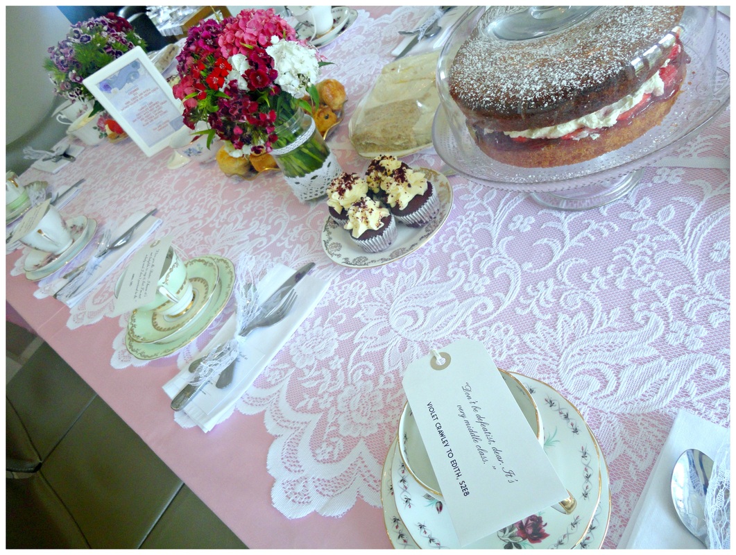 Vintage tea party at Waterford Castle Lodges