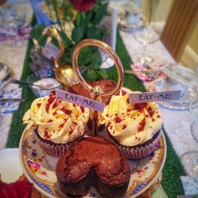 Mad Hatter's afternoon tea party baby shower